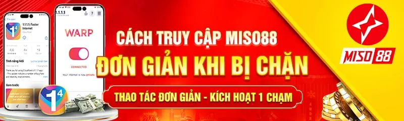 cách truy cập MISO88 khi bị chặn